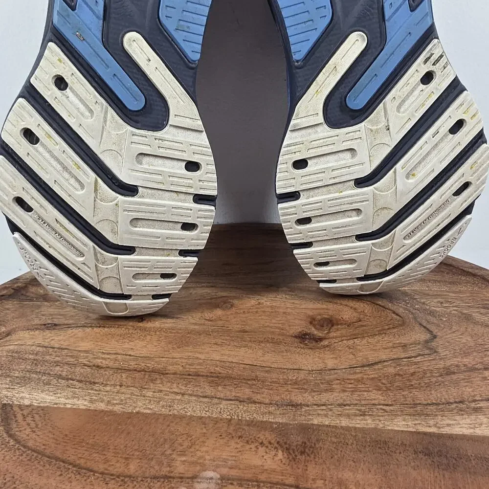Brooks Launch 10 Peacoat Pink Glow Womens Blue Size 8 Running Shoes 1203981B441